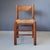 Brutalist Chair with Rush Seat, 1970s, in Good conditions. Designed 1970 to 1979