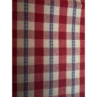 Brunschwig & Fils Plaid in Red White and Blue Fabric- 2 Yards For Sale