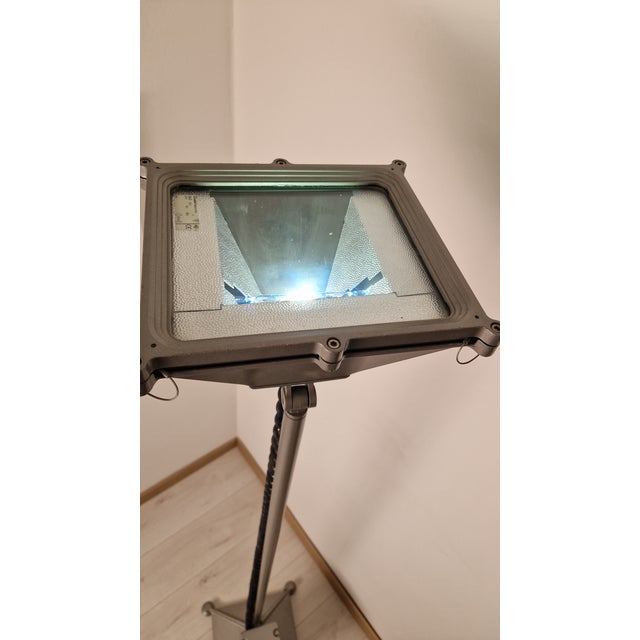 Lingotto Floor Lamp in Cast Iron and Steel by Renzo Piano for Guzzini For Sale - Image 10 of 15