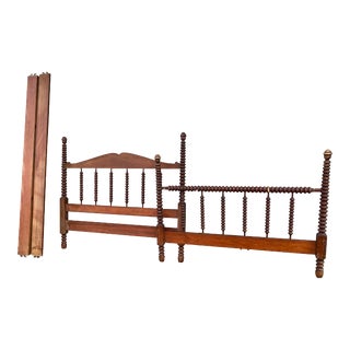 Late 19th Century Jenny Lind Style Spool Bed Frame For Sale
