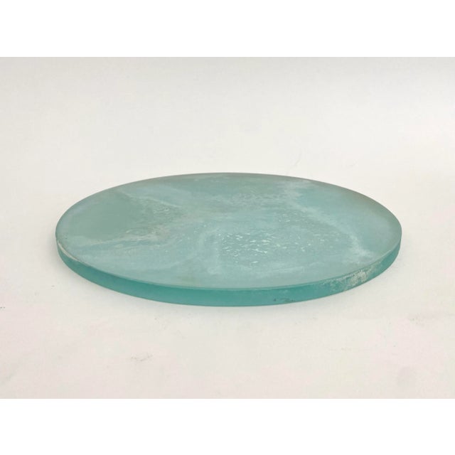 Belgian Salvaged Porthole Glass Charger For Sale - Image 9 of 9