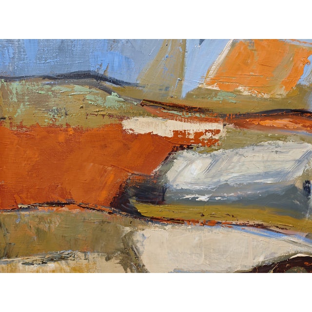 Premices De L'été, Abstract Landscape, Contemporary, Framed by Sophie Dumont For Sale - Image 4 of 7