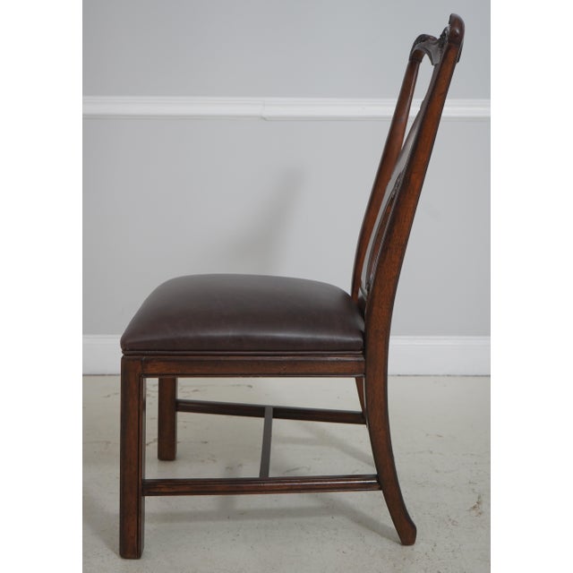 Chippendale Chippendale Style Mahogany Side Chair For Sale - Image 3 of 18