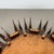 Copper Large Copper Sunburst Theatre Wall Light in the style of Stilnovo, Italy, 1950s For Sale - Image 8 of 18
