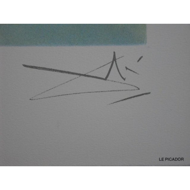 Salvador Dali, Les Chevaux, Le Picador, Lithograph For Sale - Image 4 of 5