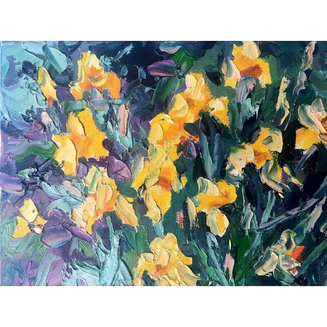 Oil Painting Irises Alexander Nikolaevich Cherednichenko For Sale - Image 4 of 14