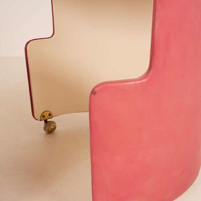 Dilly Dally Vanity Table by Luigi Massoni for Poltrona Frau, 1960s, Set of 2 For Sale - Image 9 of 16