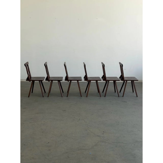 Antique Carved Oak Revival Dining Chairs — Set of 6 For Sale - Image 11 of 18