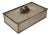 Vintage Handmade Rectangular Pewter Box by Attilio Nani, Italy, 1960s For Sale