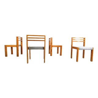 SG 1200 Dining Chairs by Cees Braakman for Pastoe, 1970s, Set of 4 For Sale