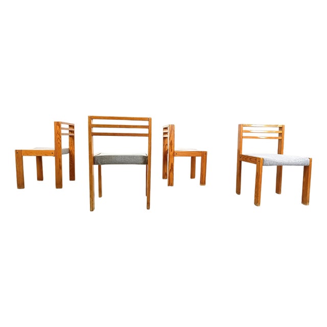 SG 1200 Dining Chairs by Cees Braakman for Pastoe, 1970s, Set of 4 For Sale