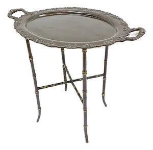 Vintage Maitland Smith Bronze Bamboo/Vine Table