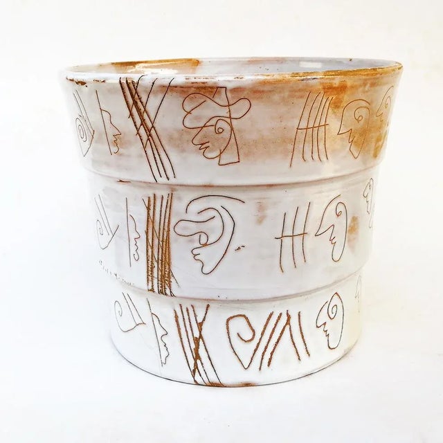 Vintage Ceramic Vase, 1980s For Sale - Image 4 of 9