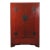 Red Chinese Antique Cabinet For Sale