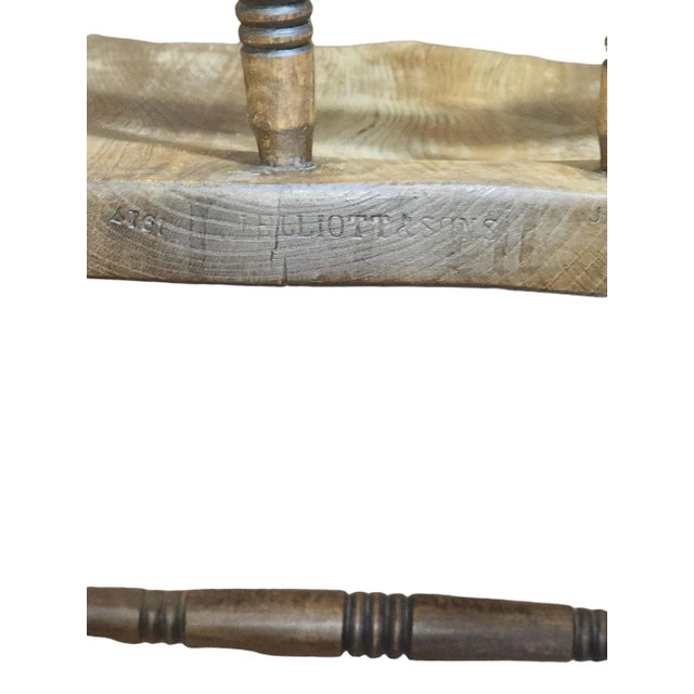 1917 J. Elliott & Sons English Smokers Bow Armchair For Sale In Atlanta - Image 6 of 7