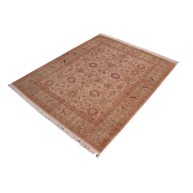 Designed with mesmerizing intricacy and gorgeous color palette, this hand-knotted masterpiece demonstrates the beauty and...