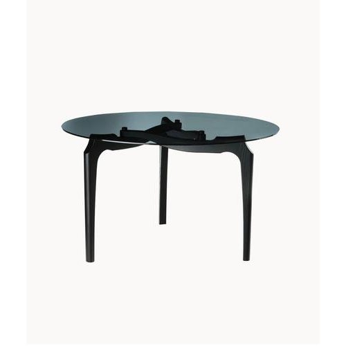 Oscar Tusquets Blanca Round Dinning Table " Carlina " For Bd Barcelona . Bordering the surreal behind the glass. The...