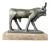 Egyptian Revival Bronze Bull Sculpture, 1980s For Sale