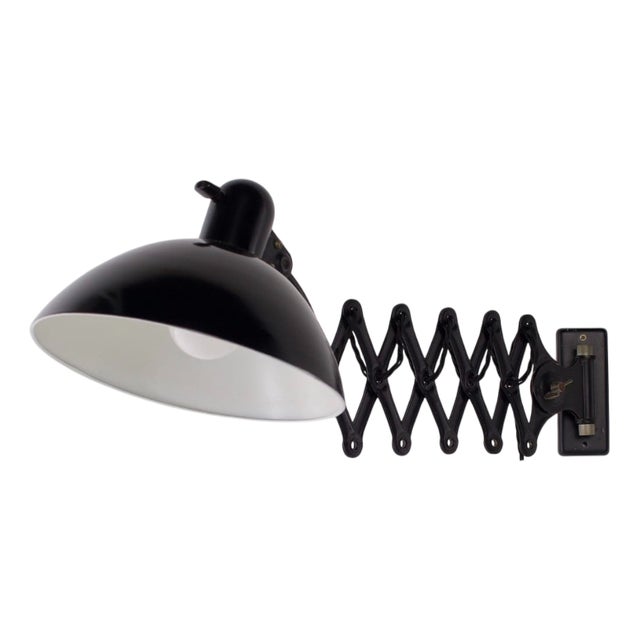 Kaiser Idell Style Scissor Workshop Lamp, 1930s For Sale