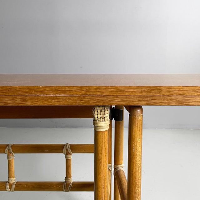 Modern American Console by Lyda Levi for McGuire Company, 1970s For Sale - Image 18 of 18