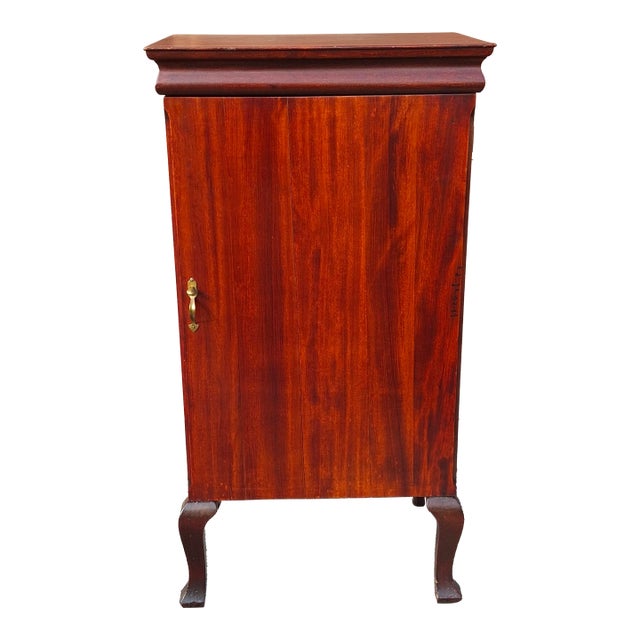 Victorian Refurbished Mahogany Sheet Music Cabinet, Ca 1900s For Sale