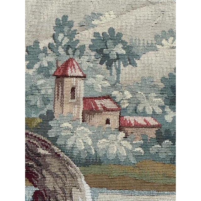 Mid-Century Modern French Handwoven Aubusson Tapestry, 1940s For Sale - Image 14 of 18