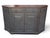 Antique Italian four-door painted sideboard An antique Italian canted sideboard in walnut, featuring a rich grey-blue...