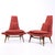 Mid-Century Modern Karpen of California Mid Century Slipper Chair - Pair For Sale - Image 3 of 12