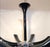 Black Murano Glass Nero Infinito Ceiling Light by Seguso For Sale - Image 8 of 12