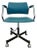 Ocean Blue Desk Chair from Kovona, 1970s For Sale