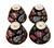 Black Chinese Petite Porcelain Tea Cups - Set of 4 For Sale In New York - Image 6 of 10