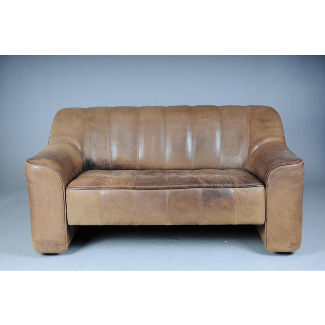 DS44 2-Seater Sofa in Buffalo Leather from de Sede, 1970s For Sale - Image 3 of 18
