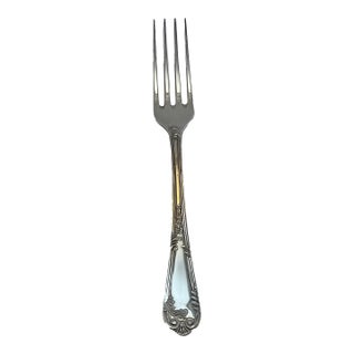 1980s Silver Dinner Fork, La Regence For Sale