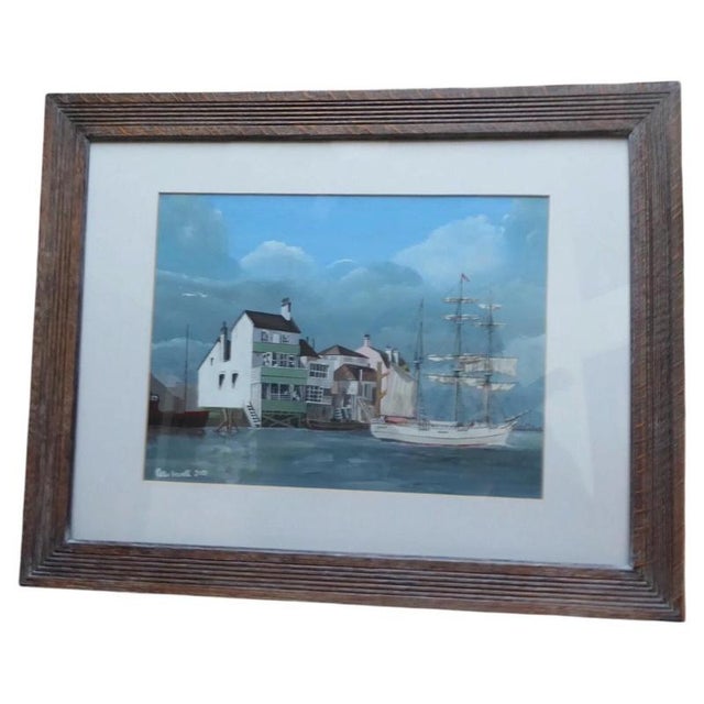 Peter Hewett, Houses by the Sea, 2000, Watercolour on Paper, Framed For Sale - Image 14 of 14