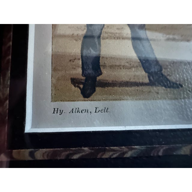 English Pair of Colored Engraving of Boxers "Prize Fight" For Sale - Image 3 of 6