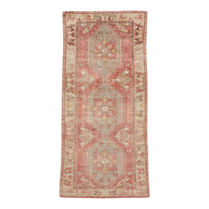 Galerie Shabab Collection Mid-20th Century Turkish Oushak Throw Rug