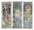 Posters after Alphonse Mucha from Athena Reproductions Ltd. London, 1973, Set of 3 For Sale