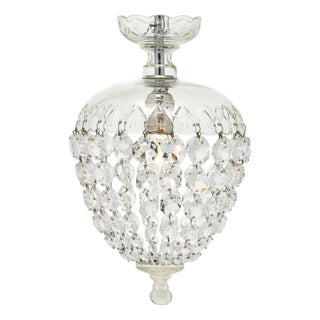 French Antique, Baccarat Crystal Pendant Chandelier, Circa 1920 For Sale