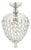 French Antique, Baccarat Crystal Pendant Chandelier, Circa 1920 For Sale