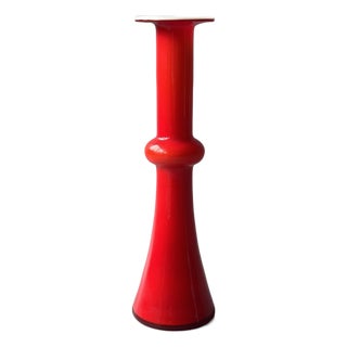 Danish Blown Glass Soliflore Vase from Kastrup Holmegaard, 1960s For Sale