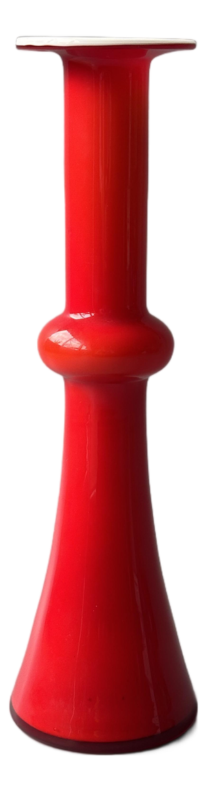 Danish Blown Glass Soliflore Vase from Kastrup Holmegaard, 1960s
