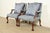 Kittinger Chippendale Carved Mahogany Open Arm Library Chairs | Pair For Sale - Image 18 of 18