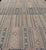 Large Vintage Paneled Kilim Flat-Weave in Blue, Pink, Taupe, Gray, Light Brown For Sale In Atlanta - Image 6 of 13