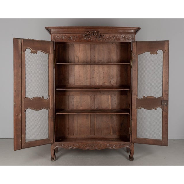 19th Century Normandy Armoire or Display Cabinet For Sale - Image 4 of 15