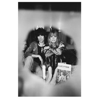 'Keith Richards and Anita Pallenberg' Unframed Archival Pigment Print For Sale