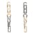 Modern 2020 Chanel Logo Long Earrings 3.5" Crystal Faux Pearl Yellow Black Gold Tone - 2 Pieces For Sale - Image 3 of 4