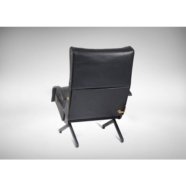1950s Vintage P40 Adjustable Armchair by Osvaldo Borsani for Tecno, 1956 For Sale - Image 5 of 9