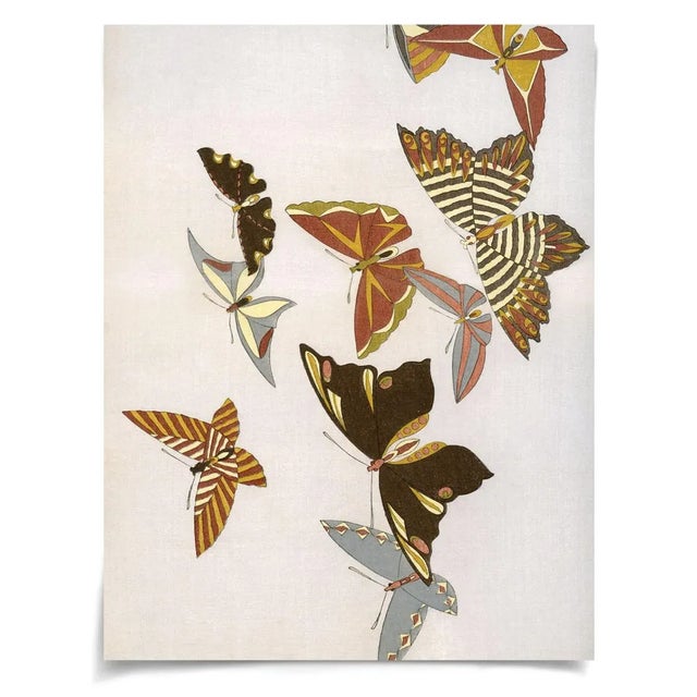 Contemporary Kono Butterflies 10, Unframed Artwork For Sale - Image 3 of 3