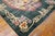 1920s Green Floral Medallion Antique Chinese Art Deco Rug 9' X 11'9" Handknotted Wool Carpet For Sale In New York - Image 6 of 6