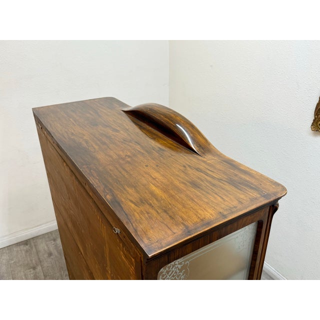 Antique Edwardian Display Cabinet For Sale - Image 12 of 12